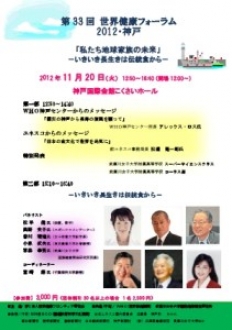 世界健康フォーラム 2012・神戸